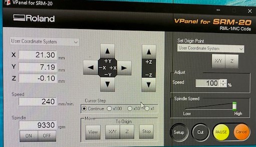 V-panel for srm-20